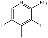 3,5-Difluoro-4-methylpyridin-2-amine Struktur