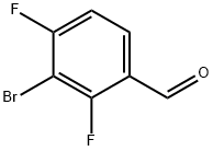 3-Bromo-2,4-difluorobenzaldehyde Struktur