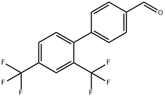 2',4'-Bis(trifluoromethyl)-[1,1'-biphenyl]-4-carbaldehyde Struktur