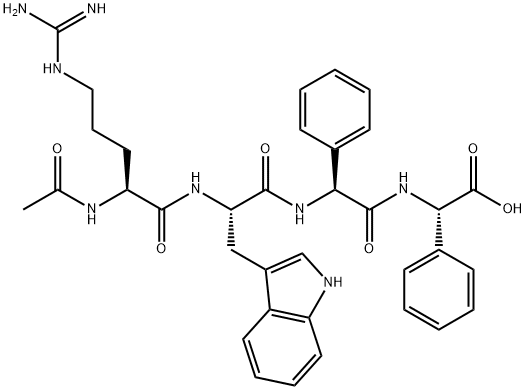 Acetylarginyltryptophyl Diphenylglycine Structure