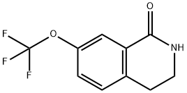 7-(trifluoromethoxy)-3,4-dihydroisoquinolin-1(2H)-one Struktur