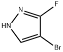 4-bromo-3-fluoro-1H-pyrazole Struktur