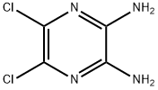 5,6-dichloropyrazine-2,3-diamine Struktur