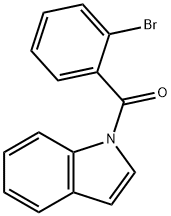 (2-Bromophenyl)(1H-indol-1-yl)methanone Struktur