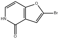 2-bromofuro[3,2-c]pyridin-4(5H)-one Struktur