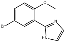 2-(5-Bromo-2-methoxyphenyl)imidazole Struktur