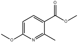 Methyl 6-methoxy-2-methylnicotinate Struktur