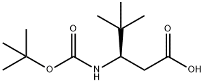 Boc-(R)-3-t-Butyl-beta-alanine Struktur