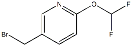 5-(Bromomethyl)-2-(difluoromethoxy)pyridine Struktur