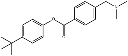 4-(tert-butyl)phenyl 4-((dimethylamino)methyl)benzoate Structure