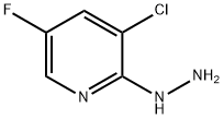 3-Chloro-5-fluoro-2-hydrazinylpyridine Struktur