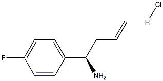 (R)-1-(4-Fluorophenyl)but-3-en-1-amine hydrochloride Struktur