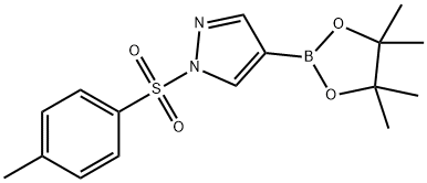 4-(4,4,5,5-Tetramethyl-1,3,2-dioxaborolan-2-yl)-1-tosyl-1H-pyrazole Struktur