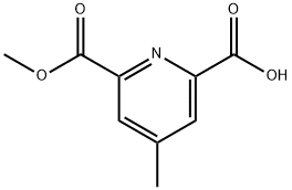 6-(methoxycarbonyl)-4-methylpicolinic acid Struktur