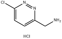 (6-chloropyridazin-3-yl)methanamine hydrochloride Struktur