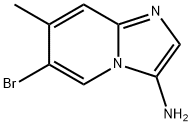 3-Amino-6-bromo-7-methylimidazo[1,2-a]pyridine Struktur