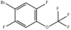 1-Bromo-2,5-difluoro-4-(trifluoromethoxy)benzene Struktur