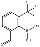 2-Formyl-6-(trifluoromethyl)phenylboronic acid Struktur