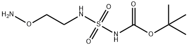 N-[[[2-(Aminooxy)ethyl]amino]sulfonyl]carbamic acid 1,1-dimethylethyl ester Struktur