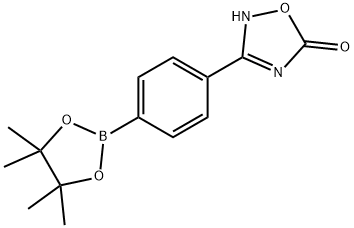 4-(5-Oxo-4,5-dihydro-1,2,4-oxadiazol-3-yl)phenylboronic Acid Pinacol Ester Struktur