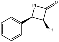 (3S,4R)-3-Hydroxy-4-phenylazetidin-2-one Struktur