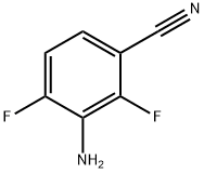 3-Amino-2,4-difluorobenzonitrile Struktur