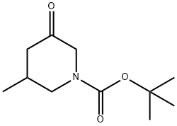 1-Boc-5-methyl-3-piperidinone Struktur