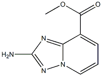 Methyl 2-amino-[1,2,4]triazolo[1,5-a]pyridine-8-carboxylate Struktur