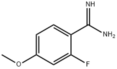 2-Fluoro-4-methoxy-benzamidine Struktur