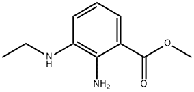 methyl 2-amino-3-(ethylamino)benzoate Struktur