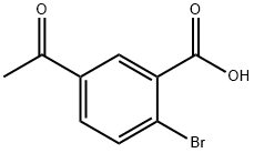 5-Acetyl-2-bromobenzoic acid Struktur