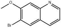 6-BROMO-7-METHOXYQUINOLINE Struktur