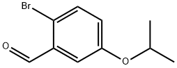 2-bromo-5-isopropoxybenzaldehyde Struktur