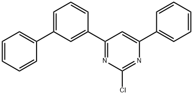 4-[1,1'-Biphenyl]-3-yl-2-chloro-6-phenylpyrimidine Struktur