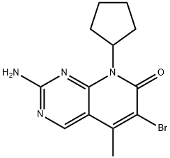 2-amino-6-bromo-8-cyclopentyl-5-methylpyrido[2,3-d]pyrimidin-7(8H)-one|2-氨基-6-溴-8-環(huán)戊烷-5-甲基吡啶并[2,3-D]嘧啶-7(8H)-酮