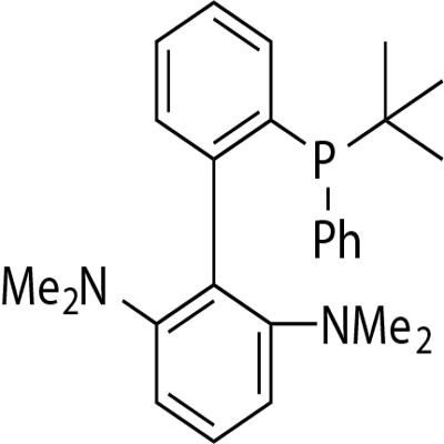 2'-[(1,1-Dimethylethyl)phenylphosphino]-N2,N2,N6,N6-tetramethyl-[1,1'-biphenyl]-2,6-diamine Struktur