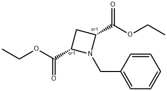 diethyl 1-benzylazetidine-2,4-dicarboxylate Struktur