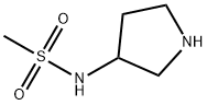 N-(3-Pyrrolidinyl)methanesulfonamide Struktur