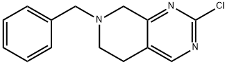 7-Benzyl-2-chloro-5,6,7,8-tetrahydropyrido[3,4-d]pyrimidine Struktur