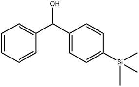 4-(TRIMETHYLSILYL)BENZHYDROL Struktur