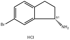 (S)-6-Bromo-indan-1-ylamine hydrochloride Struktur