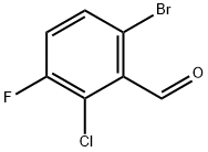 6-bromo-2-chloro-3-fluorobenzaldehyde Struktur