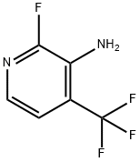 3-Amino-2-fluoro-4-(trifluoromethyl)pyridine Struktur