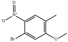 4-Bromo-2-methoxy-5-nitrotoluene Struktur