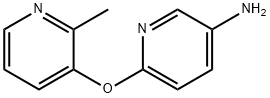 3-Pyridinamine, 6-[(2-methyl-3-pyridinyl)oxy]- Struktur