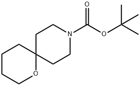 1-Oxa-9-azaspiro[5.5]undecane-9-carboxylic acid,1,1-dimethylethyl ester Struktur