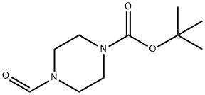 1-PIPERAZINECARBOXYLIC ACID,4-FORMYL-,1,1-DIMETHYLETHYL ESTER Structure