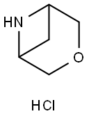 3-oxa-6-azabicyclo[3.1.1]heptane hydrochloride Struktur