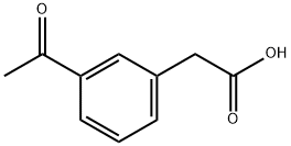 (3-ACETYLPHENYL)ACETIC ACID Struktur