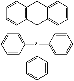 (9,10-DIHYDRO-9-ANTHRACENYL)TRIPHENYLSILANE Struktur